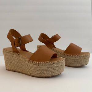 Soludos Minorca leather espadrille wedge sandals